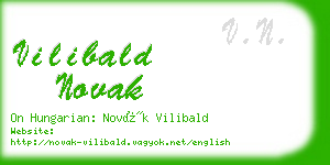 vilibald novak business card